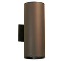 KICHLER, CYLINDER 2 LIGHT WALL LIGHT, OUTDOOR WALL LIGHTS