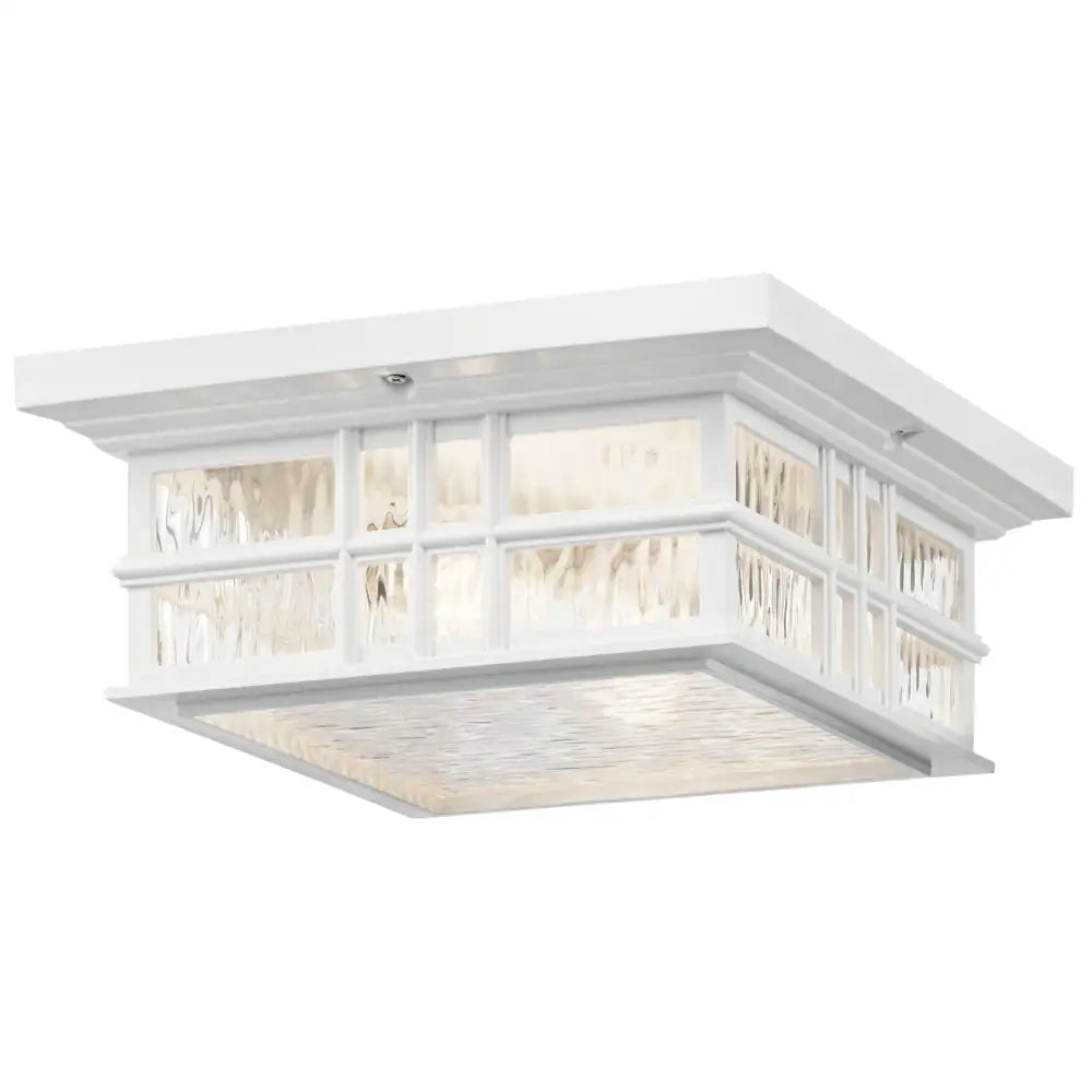 KICHLER, 1 LIGT OUTDOOR FLUS MOUNT, OUTDOOR CEILING LIGHTS
