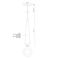 KUZCO LIGHTING INC, MINA PENDANTS, PENDANT LIGHT