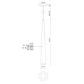 KUZCO LIGHTING INC, MINA PENDANTS, PENDANT LIGHT