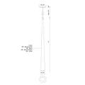 KUZCO LIGHTING INC, MINA PENDANTS, PENDANT LIGHT