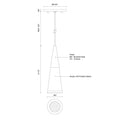 KUZCO LIGHTING INC, MALABAR PENDANTS, PENDANT LIGHT