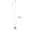 KUZCO LIGHTING INC, BACH PENDANTS, PENDANT LIGHT