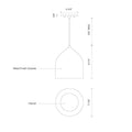 KUZCO LIGHTING INC, HELENA PENDANTS, PENDANT LIGHT
