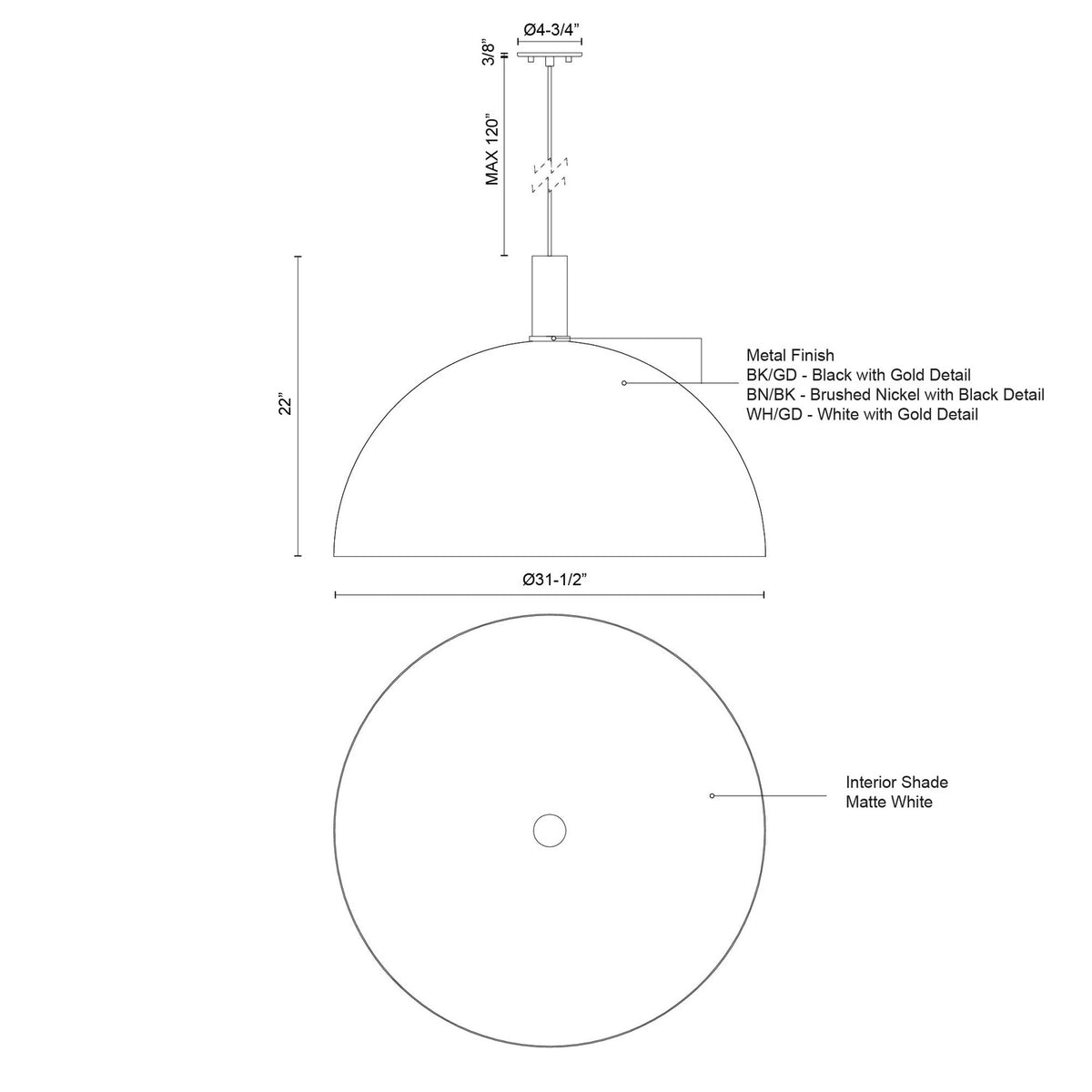 KUZCO LIGHTING INC, ARCHIBALD PENDANTS, PENDANT LIGHT