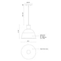 KUZCO LIGHTING INC, IRVING PENDANTS, PENDANT LIGHT