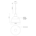 KUZCO LIGHTING INC, IRVING PENDANTS, PENDANT LIGHT