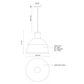 KUZCO LIGHTING INC, IRVING PENDANTS, PENDANT LIGHT