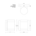 KUZCO LIGHTING INC, NORFOLK WALL SCONCES, WALL SCONCES
