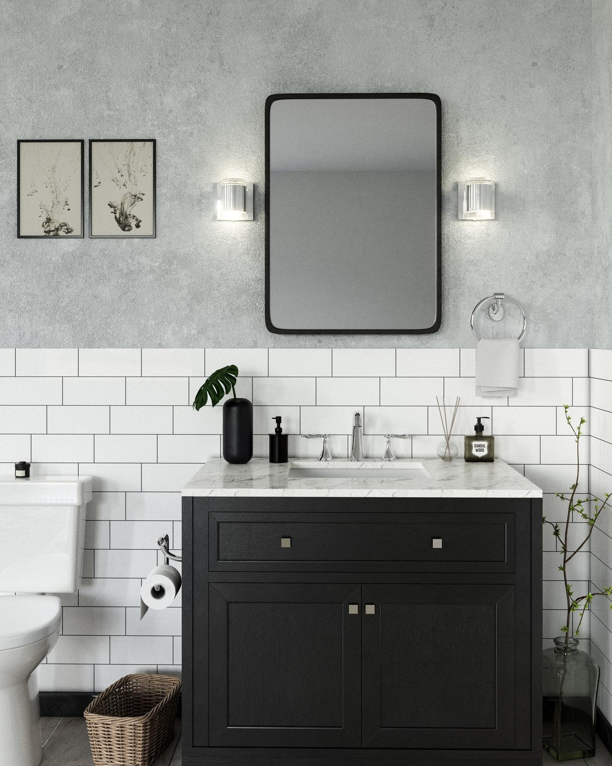 KUZCO LIGHTING INC, NORFOLK WALL SCONCES, WALL SCONCES