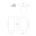 KUZCO LIGHTING INC, NORFOLK WALL SCONCES, WALL SCONCES