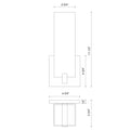 KUZCO LIGHTING INC, STRATFORD WALL SCONCES, WALL SCONCES