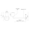 KUZCO LIGHTING INC, BARCLAY WALL/CEILING LIGHTS, FLUSH MOUNT CEILING LIGHTS