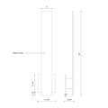 KUZCO LIGHTING INC, VESTA ALL-TERIOR WALL LIGHTS, OUTDOOR WALL LIGHTS