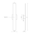 KUZCO LIGHTING INC, VESTA ALL-TERIOR WALL LIGHTS, OUTDOOR WALL LIGHTS