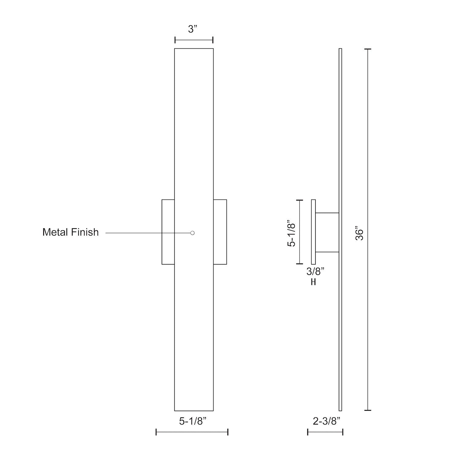 KUZCO LIGHTING INC, VESTA ALL-TERIOR WALL LIGHTS, OUTDOOR WALL LIGHTS
