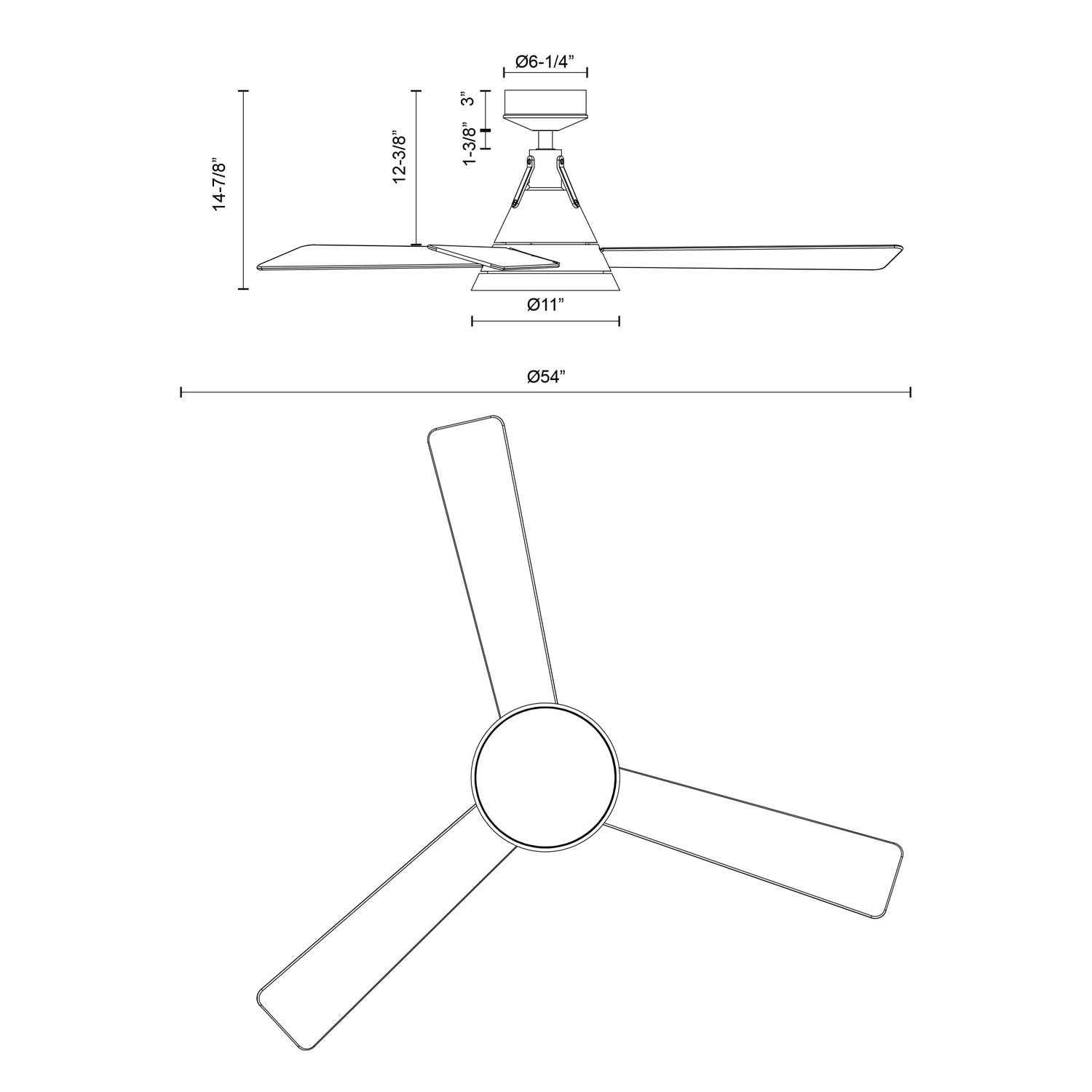 KUZCO LIGHTING INC, ARCHER CEILING FANS, INDOOR CEILING FANS