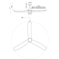 KUZCO LIGHTING INC, BAYLOR CEILING FANS, OUTDOOR CEILING FAN