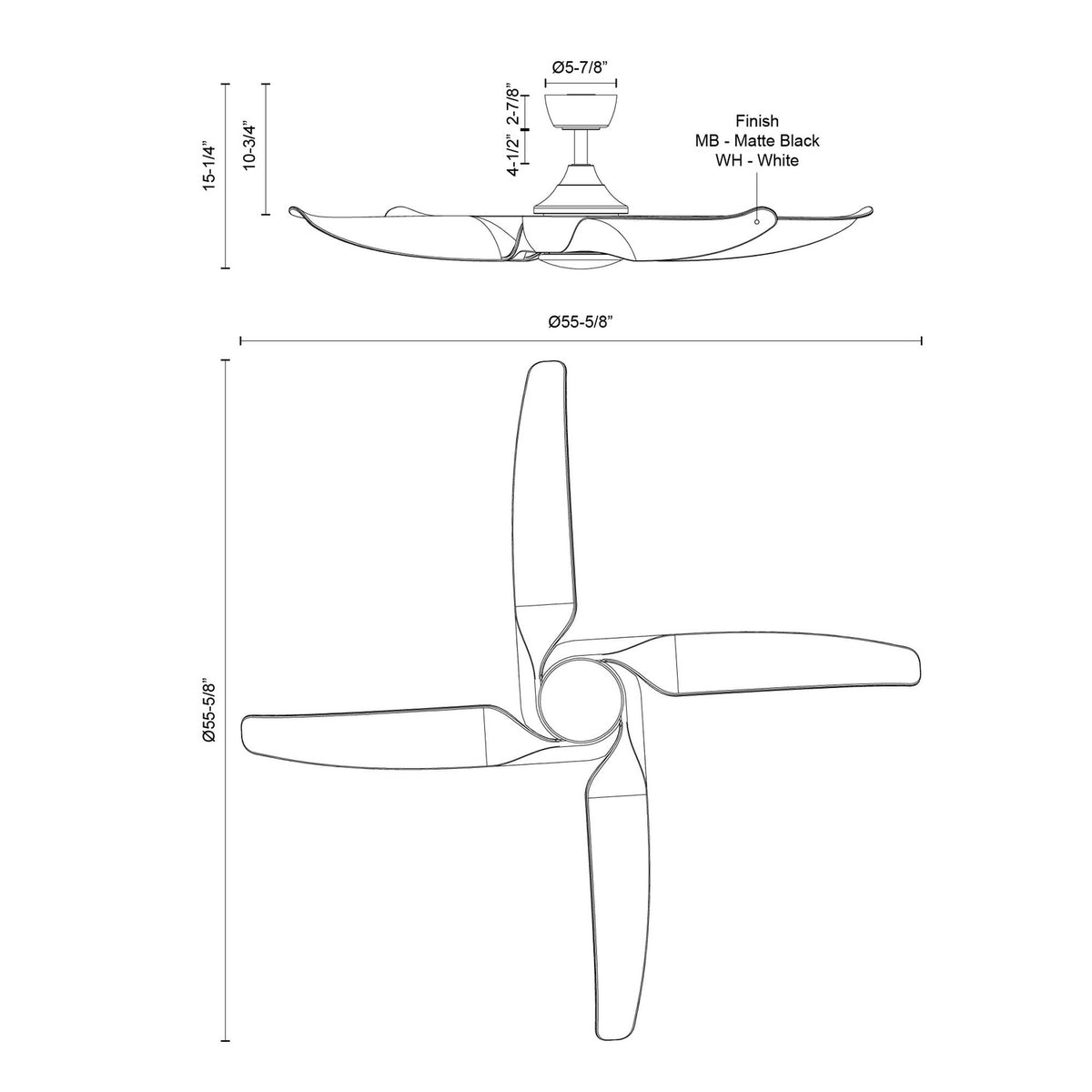 KUZCO LIGHTING INC, CORONADO CEILING FANS, OUTDOOR CEILING FAN