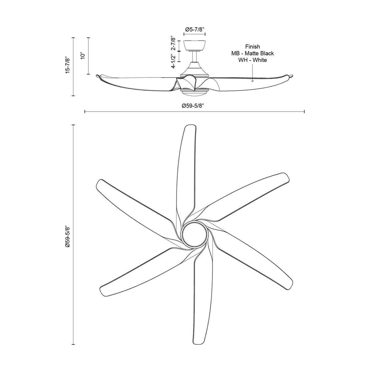 KUZCO LIGHTING INC, CORONADO CEILING FANS, OUTDOOR CEILING FAN
