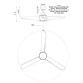 KUZCO LIGHTING INC, THALIA CEILING FANS, OUTDOOR CEILING FAN