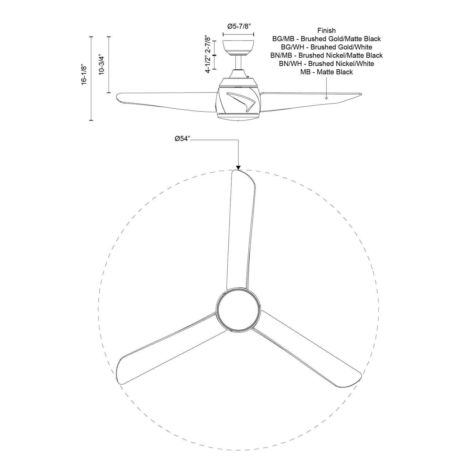 KUZCO LIGHTING INC, THALIA CEILING FANS, OUTDOOR CEILING FAN