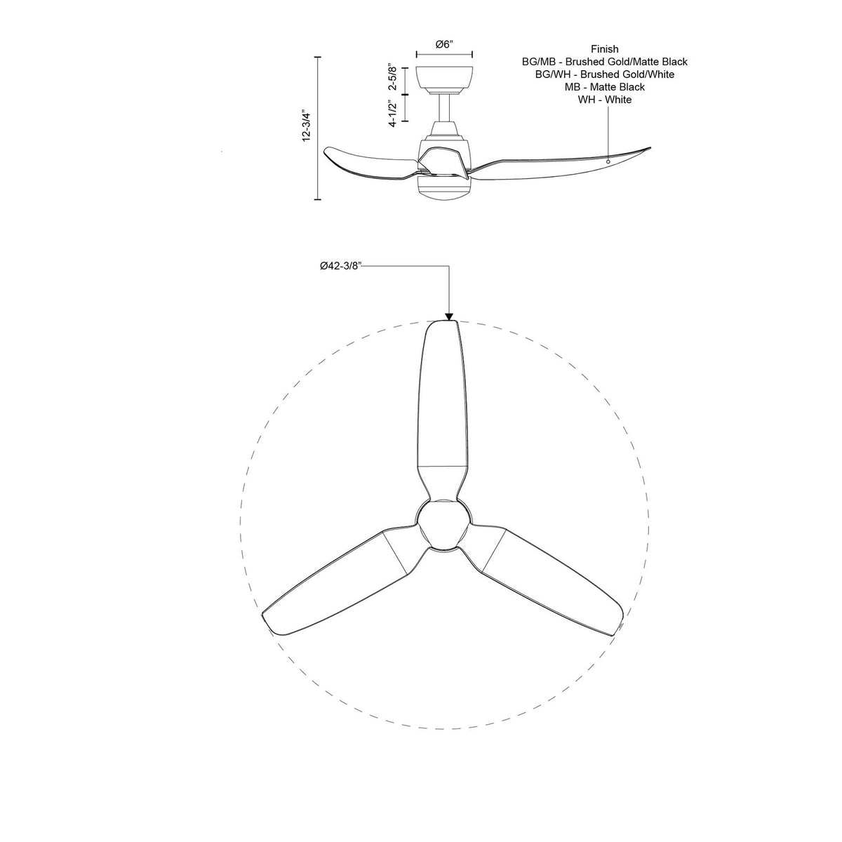KUZCO LIGHTING INC, HUGO CEILING FANS, OUTDOOR CEILING FAN