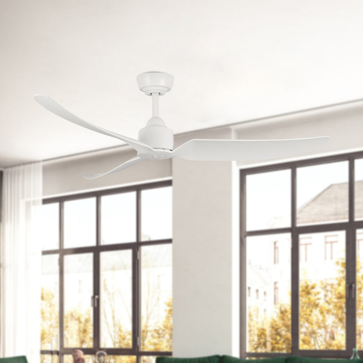 KUZCO LIGHTING INC, HUGO EXTERIOR CEILING FANS, OUTDOOR CEILING FAN