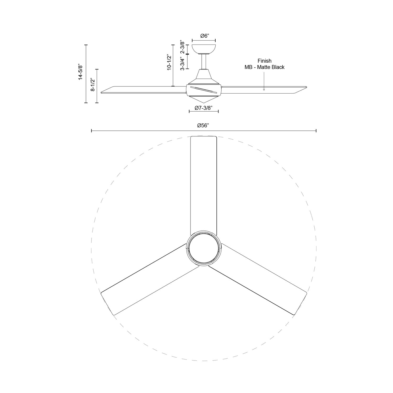 KUZCO LIGHTING INC, OWENS CEILING FANS, INDOOR CEILING FANS