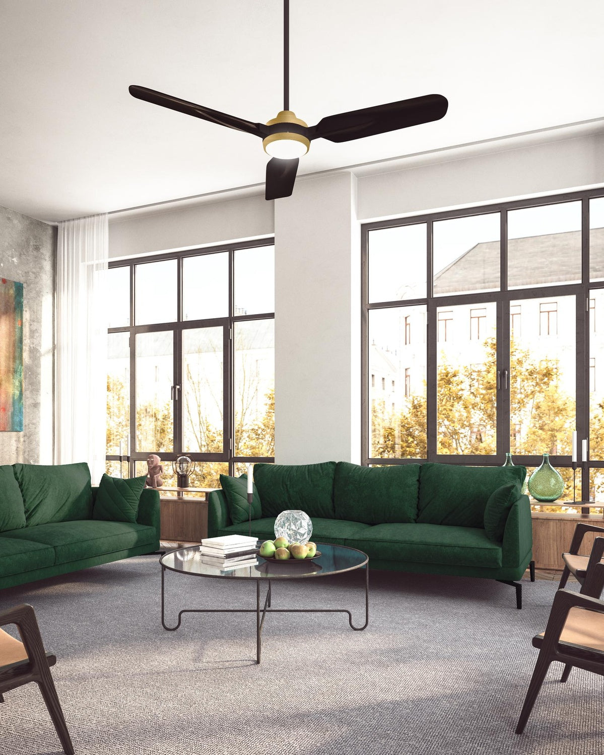 KUZCO LIGHTING INC, FREMONT CEILING FANS, OUTDOOR CEILING FAN