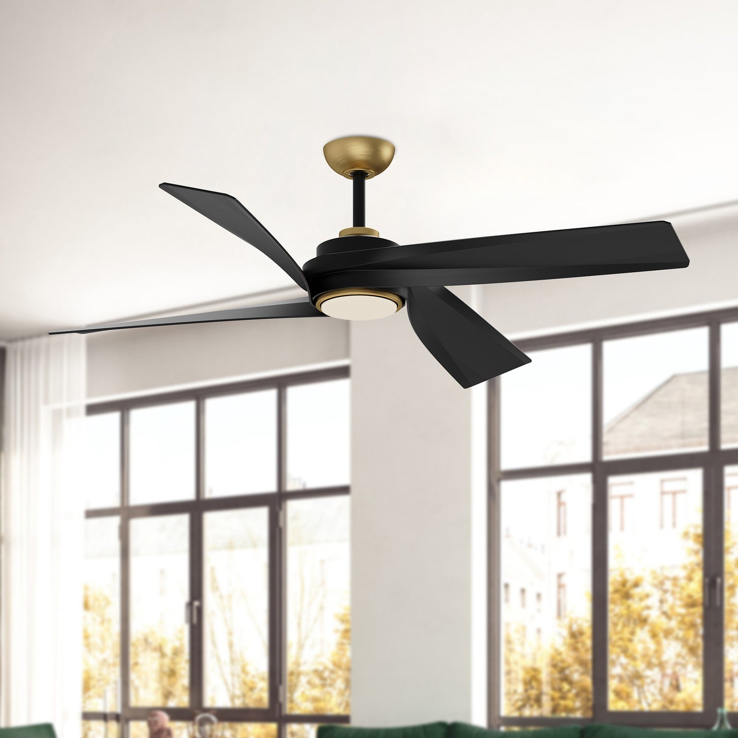 KUZCO LIGHTING INC, HORIZON CEILING FANS, OUTDOOR CEILING FAN