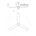 KUZCO LIGHTING INC, BAYLOR DOWNLIGHT CEILING FANS, OUTDOOR CEILING FAN