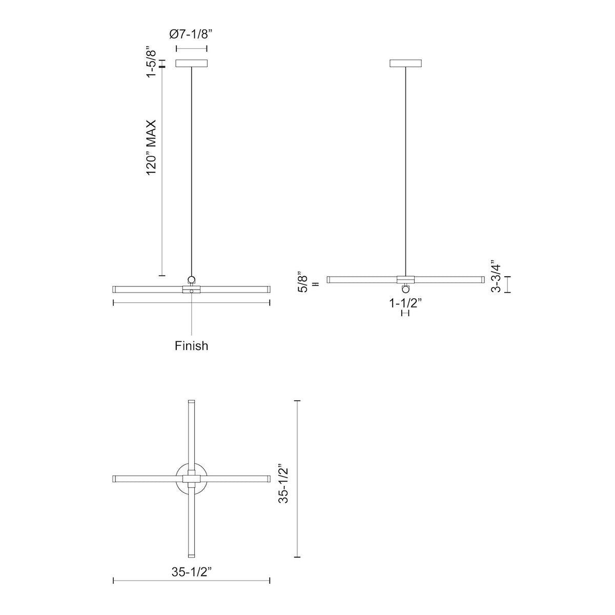 KUZCO LIGHTING INC, AKARI CHANDELIERS, CHANDELIER LIGHT