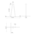 KUZCO LIGHTING INC, AKARI CHANDELIERS, CHANDELIER LIGHT