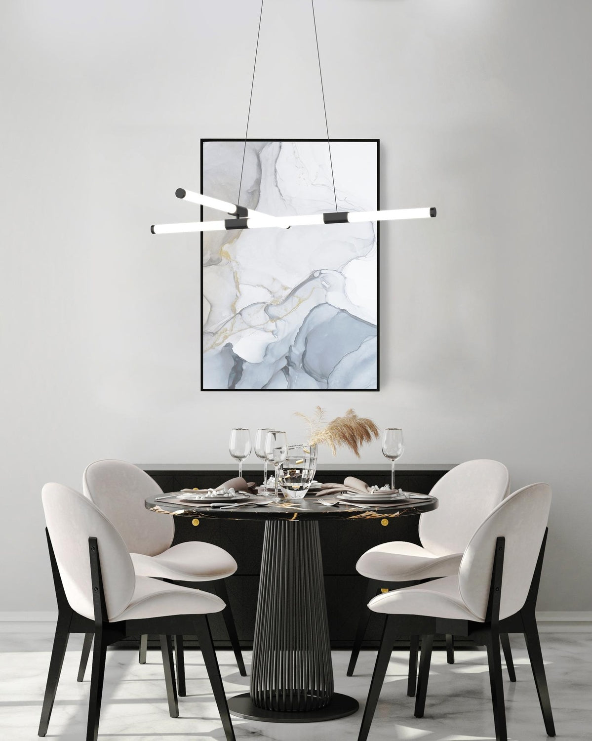KUZCO LIGHTING INC, AKARI CHANDELIERS, CHANDELIER LIGHT