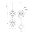 KUZCO LIGHTING INC, MONZA CHANDELIERS, CHANDELIER LIGHT