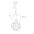 KUZCO LIGHTING INC, BELL CHANDELIERS, CHANDELIER LIGHT