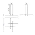 KUZCO LIGHTING INC, BLADE CHANDELIERS, CHANDELIER LIGHT