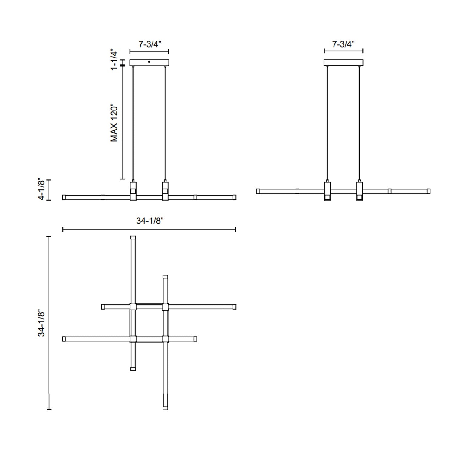 KUZCO LIGHTING INC, BLADE CHANDELIERS, CHANDELIER LIGHT