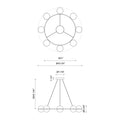 KUZCO LIGHTING INC, TAGLIATO CHANDELIERS, CHANDELIER LIGHT
