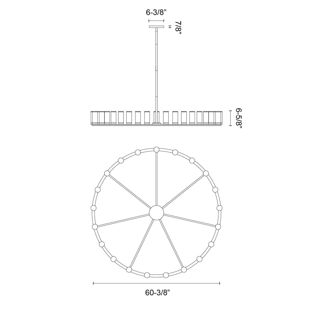 KUZCO LIGHTING INC CH309021NBCG d33eb214-8165-4573-a046-c7d45e6c7503