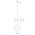 KUZCO LIGHTING INC, REVOLVE CHANDELIERS, CHANDELIER LIGHT
