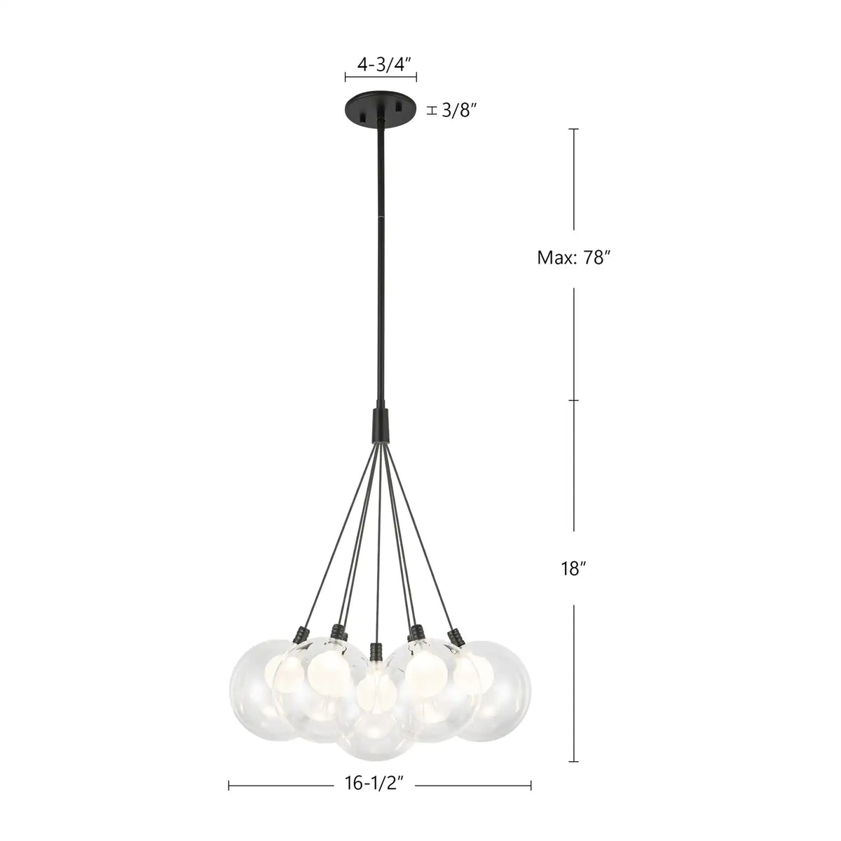 KUZCO LIGHTING INC, BOLLA CHANDELIERS, CHANDELIER LIGHT