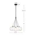 KUZCO LIGHTING INC, BOLLA CHANDELIERS, CHANDELIER LIGHT