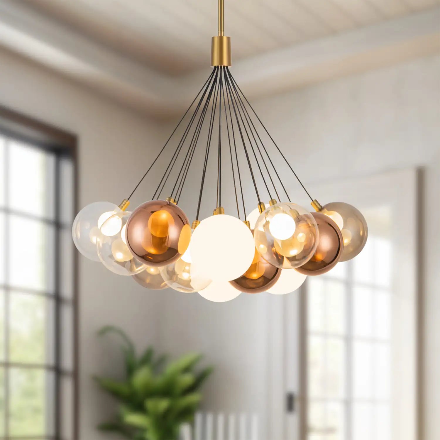 KUZCO LIGHTING INC, BOLLA CHANDELIERS, CHANDELIER LIGHT