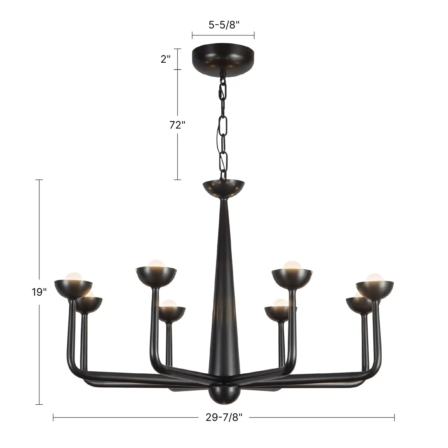 KUZCO LIGHTING INC, SPADE CHANDELIERS, CHANDELIER LIGHT