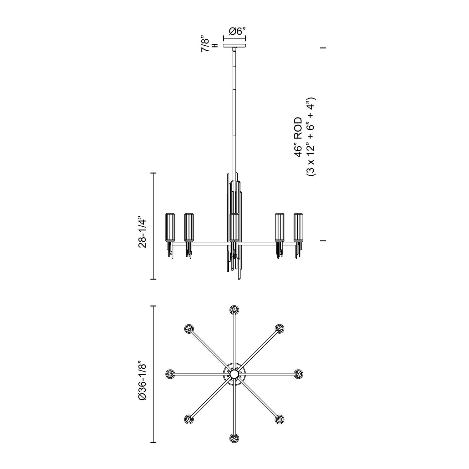 ALORA, TORRES CHANDELIERS, CHANDELIER LIGHT