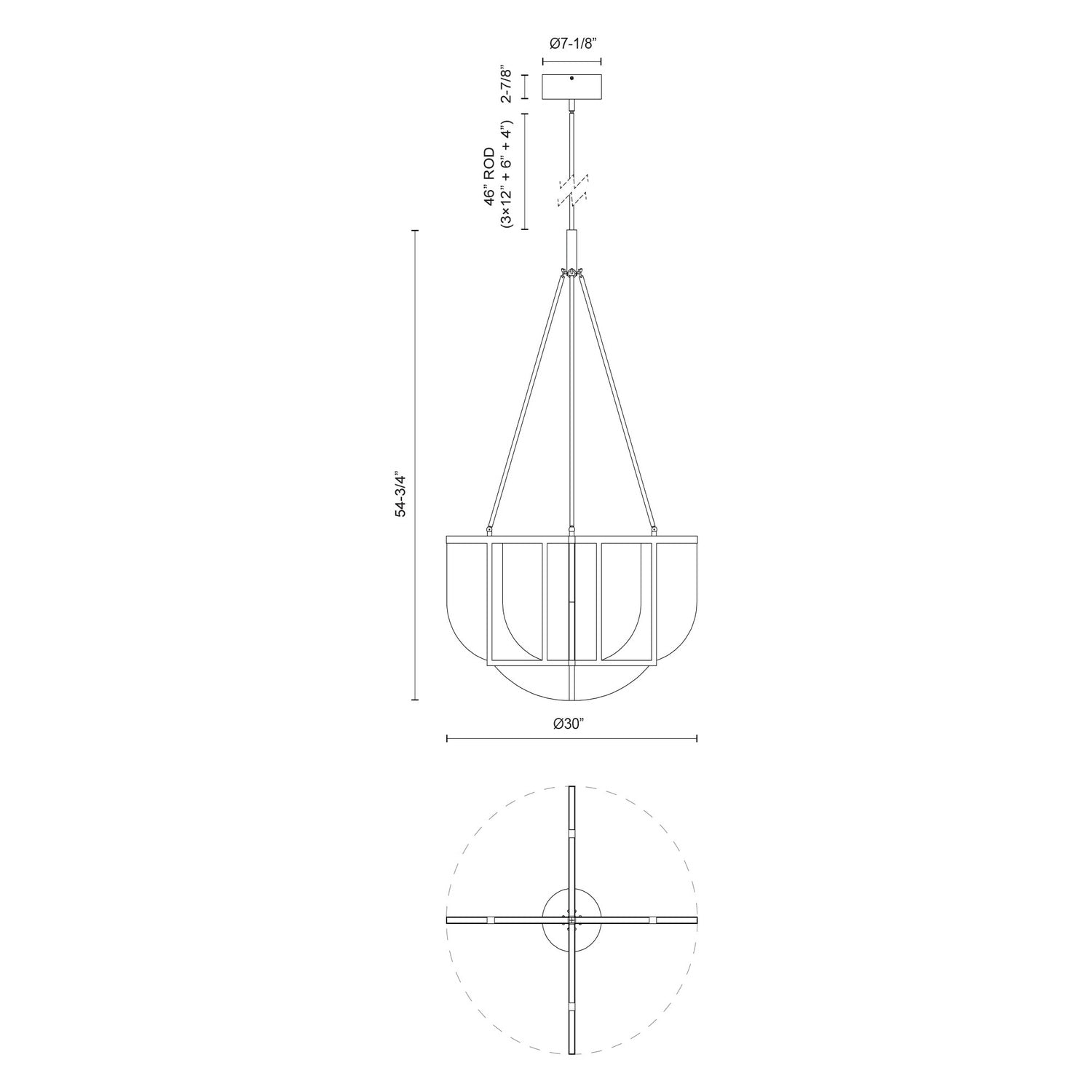 KUZCO LIGHTING INC CH336830UB 83531709-71c8-4a92-9381-cff2f5072ac7