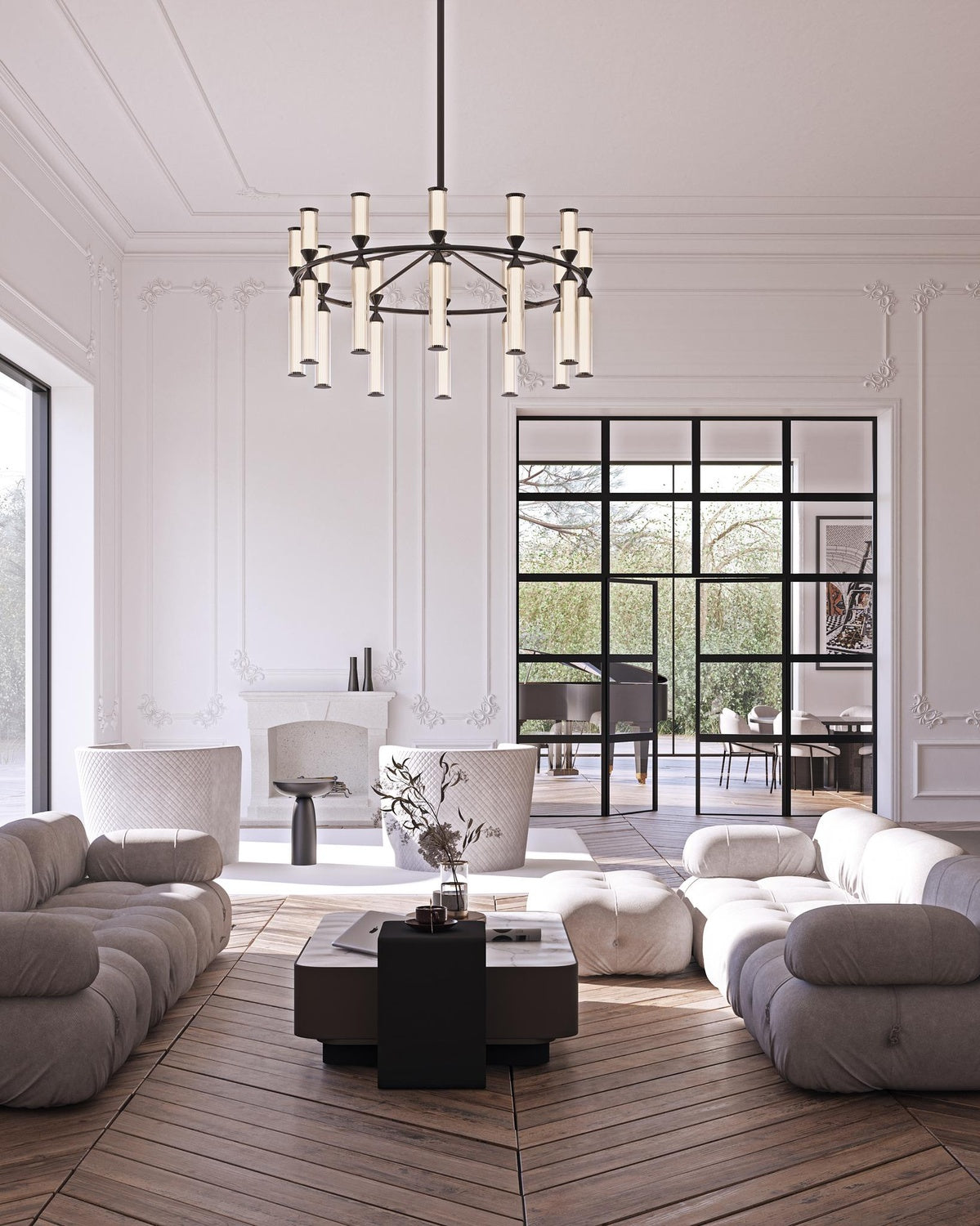 ALORA, EDWIN CHANDELIERS, CHANDELIER LIGHT