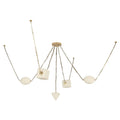 KUZCO LIGHTING INC, MINERAL CHANDELIERS, CHANDELIER LIGHT